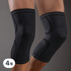 Prodic 運動健身護膝, 黑色, 4個