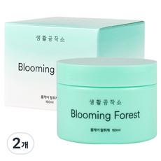 생활공작소 블루밍 포레스트 룸케어 탈취제, 150ml, 2개