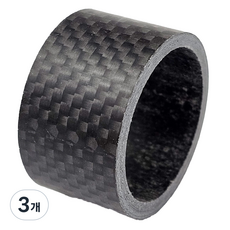 碳纖維間隔環 自行車抬頭顯示器 霧面 28.6 x 20 mm, 3個, 單一顏色