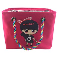 THE ZAKKA Ribbon Character 沐浴包 亮粉色, 1個, 粉色