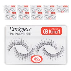 Darkness 頂級假睫毛, ck-ma1號, 10個