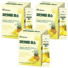 ROnIEWELL 鳳梨萃取酵素粉, 30條, 3g, 3盒