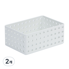 litem. 里特 S&S收納整理箱, 白色, 2個