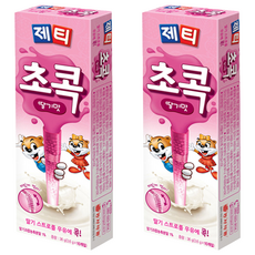 Jetty 神奇牛奶吸管，草莓口味，10入 Set, 36g, 2盒