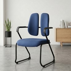 듀오백 독서실 스터디의자 DK073B, 블루