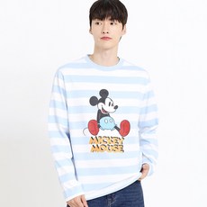 홀하우스 디즈니 미키 해피미키 쭉티 통기성 반팔 티셔츠