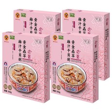 禎祥食品 黃金蟲草雞汁干貝粥, 350g, 4盒