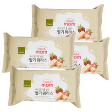 ORGA WHOLE FOODS 草莓威化餅, 80g, 4包