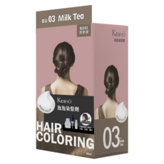 KeSHO 泡泡染髮劑, 1個, 霧奶茶