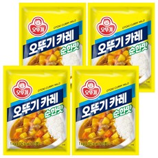 오뚜기 카레 순한맛, 1kg, 4개