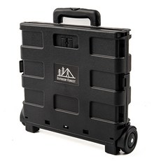 OUTDOOR-FOREST 多用途折疊推車 中型, 1個, 黑色