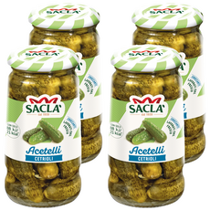 Sacla小醃黃瓜, 290g, 4個