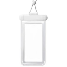 OMG TPU高清觸屏手機防水袋，適用7.2寸以下手機，IPX8級防水，30米深度防水，支持人臉識別, 白色, 1個