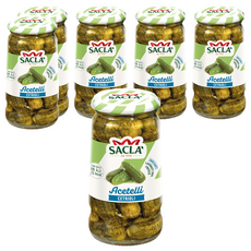 Sacla小醃黃瓜, 290g, 6個