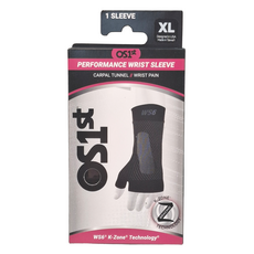 OS1st Wrist Sleeve 手腕護套 WS6 黑色, 1個