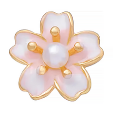 RADIANT STAR 璀璨之星 925純銀 MARIGOLD浪漫櫻吹雪珍珠耳環 KMD364