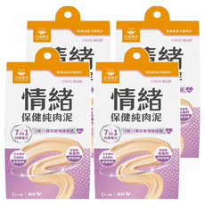 DOG CAT STAR 汪喵星球 情緒保健純肉泥 12g, 壓力緩解/安撫情緒/注意力集中, 2條, 4盒