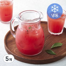 에코베라 수박 주스 (냉동), 1kg, 5개