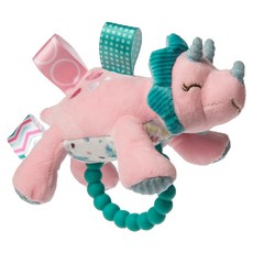 Mary Meyer 蜜兒 標籤手搖鈴 跳跳角角龍 安全柔軟布料 細緻手感佳 清脆響聲設計, 1個