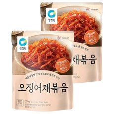 清淨園 炒魷魚絲 60g 韓式風味, 2包