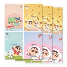 Feelbox 1000 Pyeonseon 紙 4 x 3p 套組, 藍色、粉色、黃色、桃色, 1套