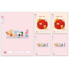 공부왕 초등 영어 넓은칸 32매 B타입 랜덤, 랜덤발송, 5개
