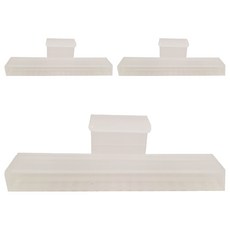 ECHO 附鉤軟管擠壓器 3個 Set 日本製造 PPP塑膠, 1組, 透明