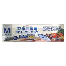 KINBATA 食品級鋁箔保鮮袋 可站立/水洗/重複使用 10個 1盒, 中 (M)