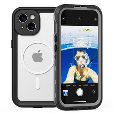 iamdue 防水手機殼, 1個, iPhone 15