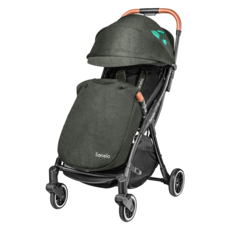 lionelo 瞬收型全配嬰幼兒手推車 Julie One, 熱帶綠