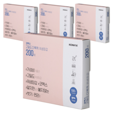 KOMAX 高密度多用途衛生手套, 200入, 4個