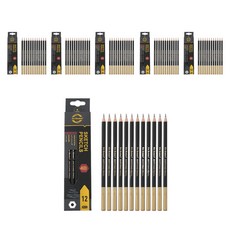 Valhappy專業繪圖鉛筆 單色, 72個, 4B