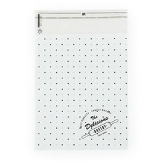 Cheonun Package 自黏式OPP袋 透明圓點 2格用 150 x 200 + 40 mm, 1個, 500入