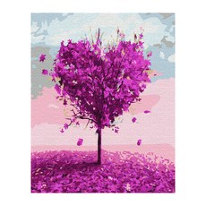 플레이어바웃 DIY 명화 그리기 세트 40 x 50 cm, 하트 나무, 1개