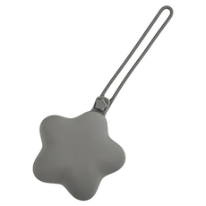 인아트 유모차 걸이 실리콘 별 모양 공갈 젖꼭지 보관함, 웜 그레이, 1개