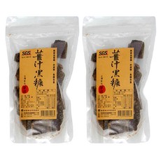 埔里農會 薑汁黑糖塊, 無添加防腐劑及色素, 380g, 2包