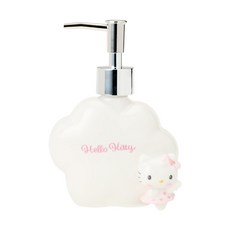 Hello Kitty 凱蒂貓 陶瓷肥皂罐 350ml, 1個, 夢想天使 粉紅色