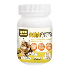 Cat Glory 驕傲貓 高濃度牛磺酸 全齡貓專用 (60g) 添加CoQ10, 心血管保健 + 抗氧化, 1罐