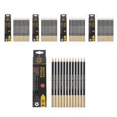 Valhappy專業繪圖鉛筆 單色, 60個, 4B