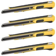 KDy 美工刀, 4個, 單一顏色