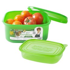 Debbie Meyer HC系列方形保鮮盒+居家精選優質長方形保鮮盒組, 1號, 1組