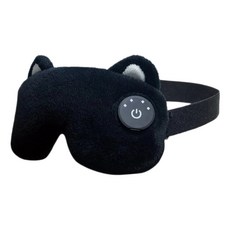 無線調溫熱敷眼罩, 黑貓 黑色