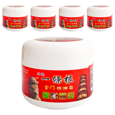 神龍一條根 金門精油霜, 80g, 5罐, 1入