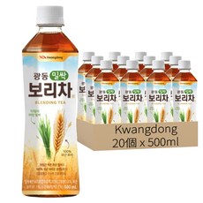 Kwangdong 大麥風味飲, 500ml, 20個裝, 1箱