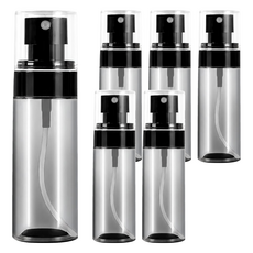 隨身噴霧瓶 60ml, 6個, 透黑