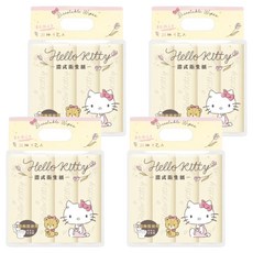 Hello Kitty 凱蒂貓 濕式衛生紙 20抽, 16包, 4袋