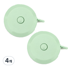 Euro Angel 可愛迷你多用途捲尺 綠色, 4個, 1.5m