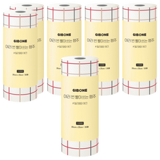 GIBONE 可重複水洗的抹布 35張 辣椒, 6捲