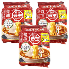 NISSIN 日清 麵王 醬油風味, 3袋