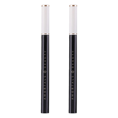 AMORTALS 爾木萄 跌落彩虹彩色眼線液筆, 2入, c01 胖仔黑布林